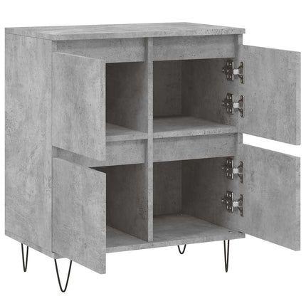 skænk 60x35x70 cm konstrueret træ betongrå