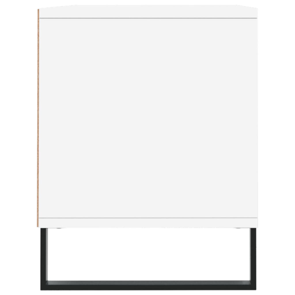 tv-bord 100x34,5x44,5 cm konstrueret træ hvid