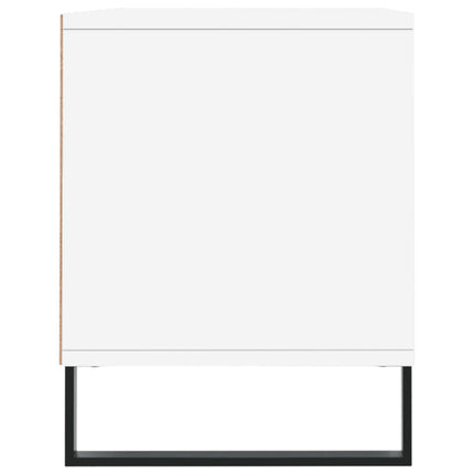 tv-bord 100x34,5x44,5 cm konstrueret træ hvid