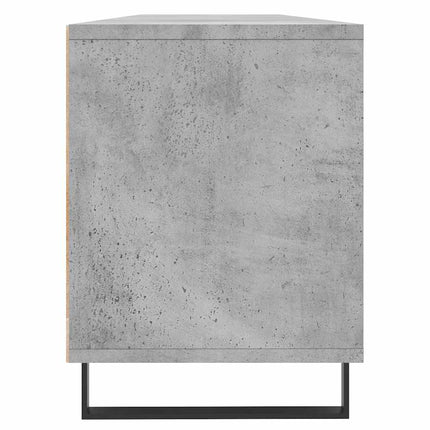 tv-bord 150x30x44,5 cm konstrueret træ betongrå