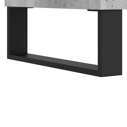 tv-bord 150x30x44,5 cm konstrueret træ betongrå