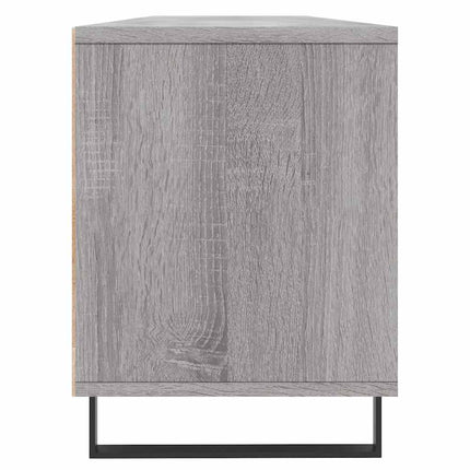 tv-bord 150x30x44,5 cm konstrueret træ grå sonoma-eg