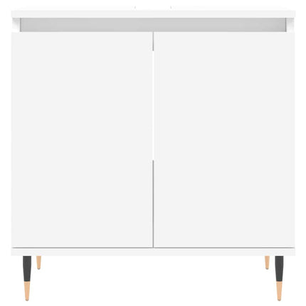 badeværelsesskab 58x33x60 cm konstrueret træ hvid