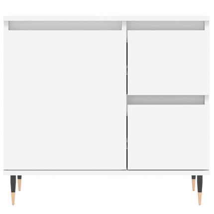 badeværelsesskab 65x33x60 cm konstrueret træ hvid
