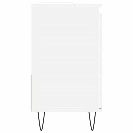 badeværelsesskab 65x33x60 cm konstrueret træ hvid