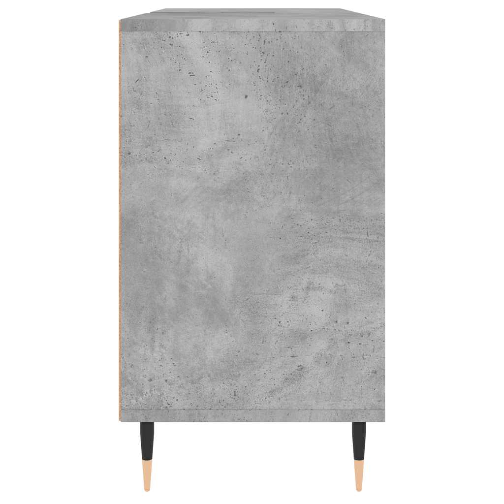 badeværelsesskab 80x33x60 cm konstrueret træ betongrå