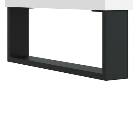 badeværelsesskab 80x33x60 cm konstrueret træ hvid