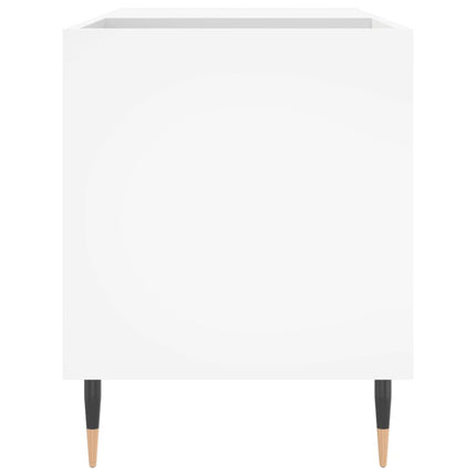 vinylskab 85x38x48 cm konstrueret træ hvid