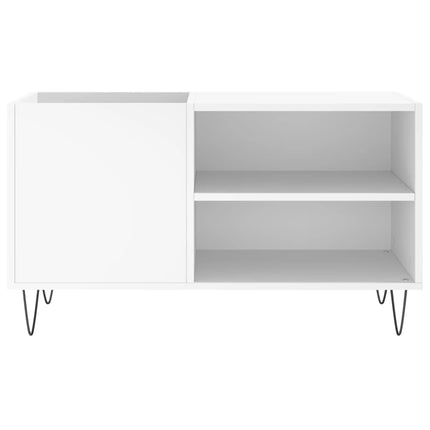 vinylskab 85x38x48 cm konstrueret træ hvid