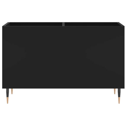 vinylskab 74,5x38x48 cm konstrueret træ sort