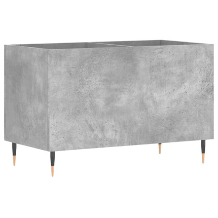 vinylskab 74,5x38x48 cm konstrueret træ betongrå