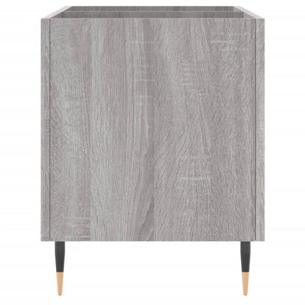 vinylskab 74,5x38x48 cm konstrueret træ grå sonoma-eg