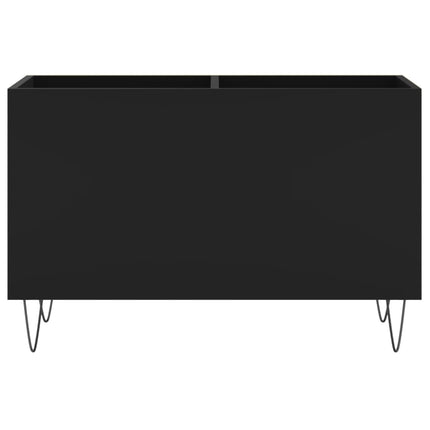vinylskab 74,5x38x48 cm konstrueret træ sort