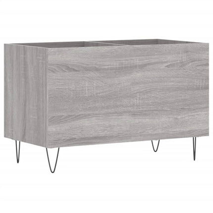 vinylskab 74,5x38x48 cm konstrueret træ grå sonoma-eg