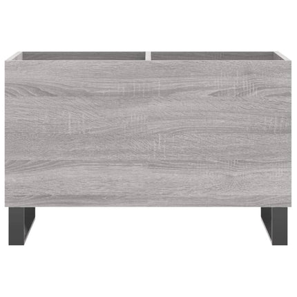vinylskab 74,5x38x48 cm konstrueret træ grå sonoma-eg