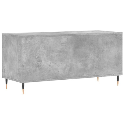 vinylskab 100x38x48 cm konstrueret træ betongrå