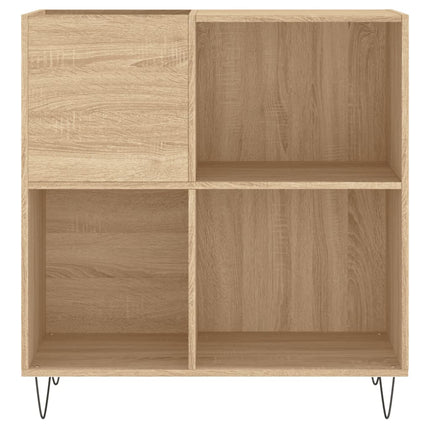 vinylskab 84,5x38x39 cm konstrueret træ sonoma-eg