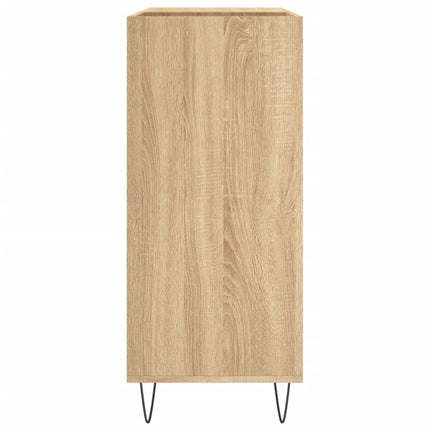 vinylskab 84,5x38x39 cm konstrueret træ sonoma-eg