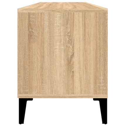 tv-bord 100x34,5x44,5 cm konstrueret træ sonoma-eg