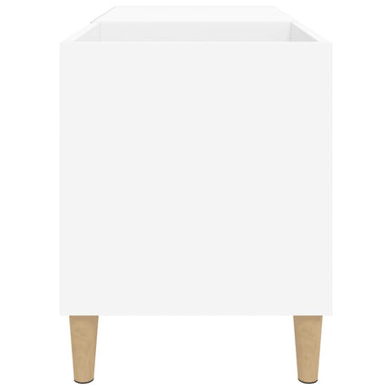 vinylskab 84,5x38x48 cm konstrueret træ hvid
