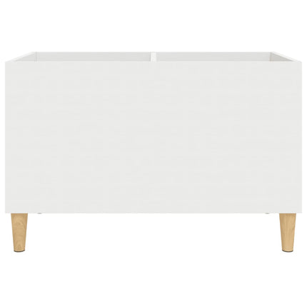 vinylskab 74,5x38x48 cm konstrueret træ hvid