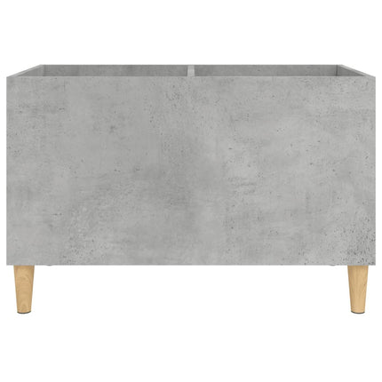 vinylskab 74,5x38x48 cm konstrueret træ betongrå