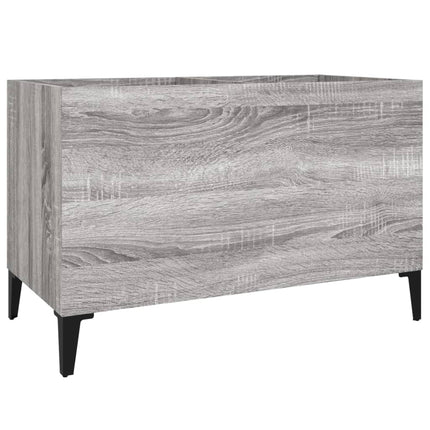 vinylskab 74,5x38x48 cm konstrueret træ grå sonoma-eg