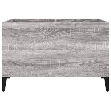 vinylskab 74,5x38x48 cm konstrueret træ grå sonoma-eg