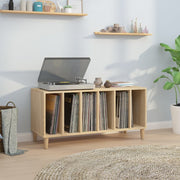 vinylskab 100x38x48 cm konstrueret træ sonoma-eg