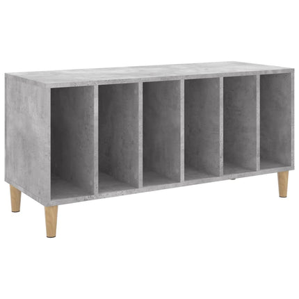 vinylskab 100x38x48 cm konstrueret træ betongrå