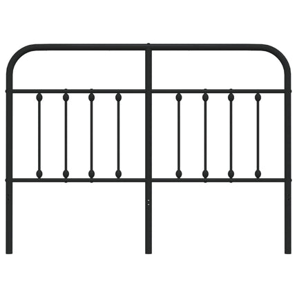 udskiftningsgavl 140 cm metal sort