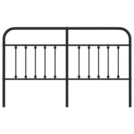 udskiftningsgavl 180 cm metal sort