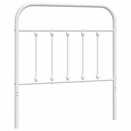 udskiftningsgavl 80 cm metal hvid