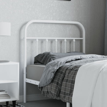 udskiftningsgavl 80 cm metal hvid