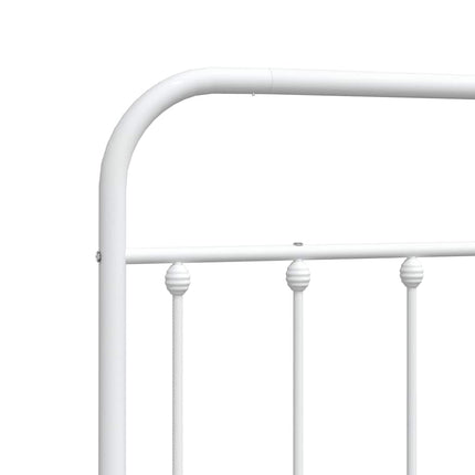 udskiftningsgavl 100 cm metal hvid