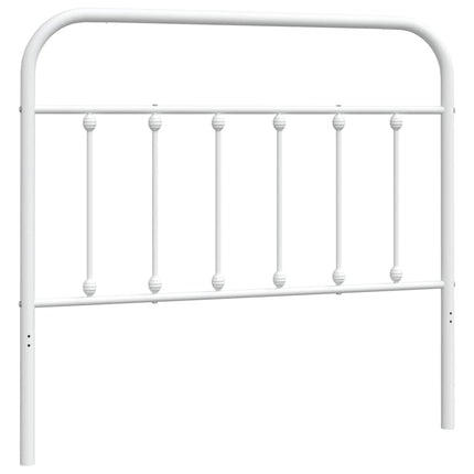 udskiftningsgavl 107 cm metal hvid