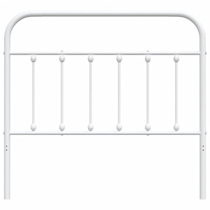 udskiftningsgavl 107 cm metal hvid