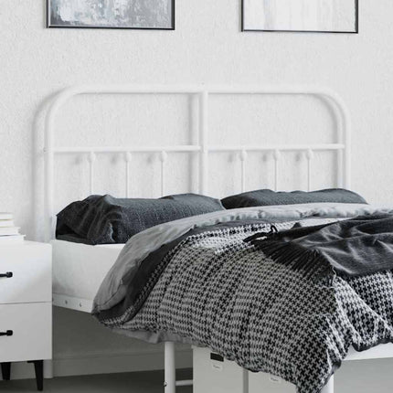 udskiftningsgavl 120 cm metal hvid