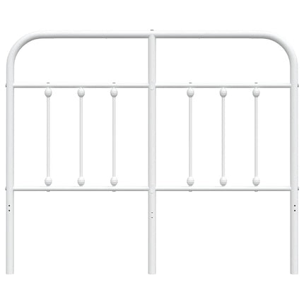udskiftningsgavl 120 cm metal hvid