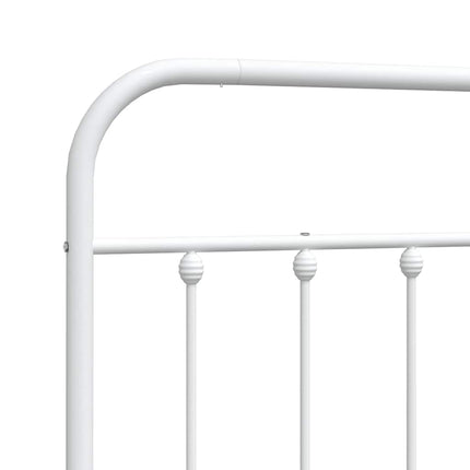 udskiftningsgavl 120 cm metal hvid