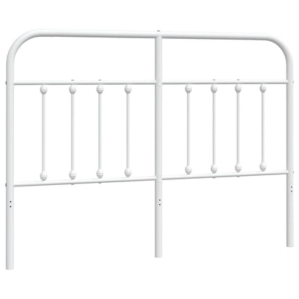 udskiftningsgavl 135 cm metal hvid