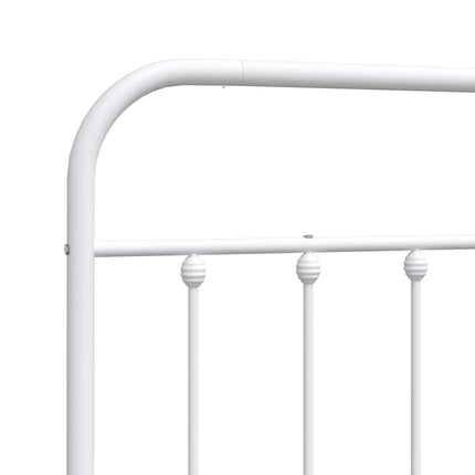 udskiftningsgavl 180 cm metal hvid