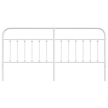 udskiftningsgavl 200 cm metal hvid