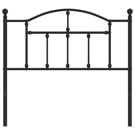 udskiftningsgavl 100 cm metal sort