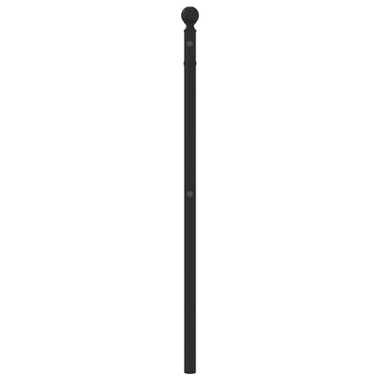 udskiftningsgavl 100 cm metal sort