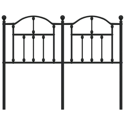 udskiftningsgavl 120 cm metal sort