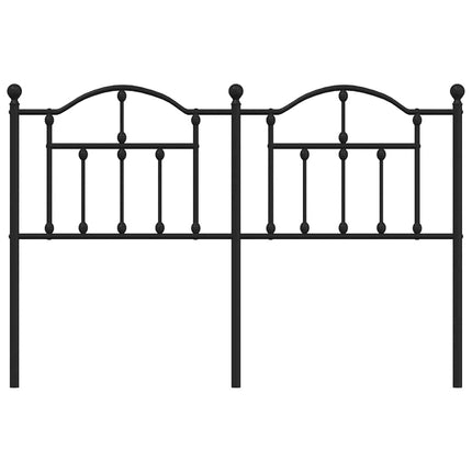 udskiftningsgavl 150 cm metal sort