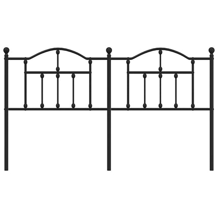 udskiftningsgavl 180 cm metal sort