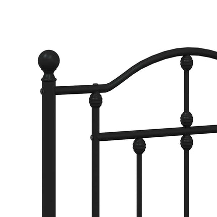udskiftningsgavl 180 cm metal sort