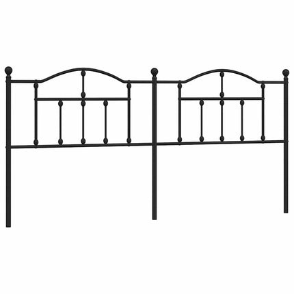 udskiftningsgavl 193 cm metal sort